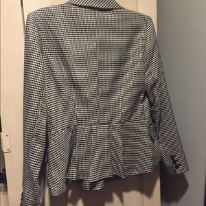 White House Black Market Houndstooth Blazer